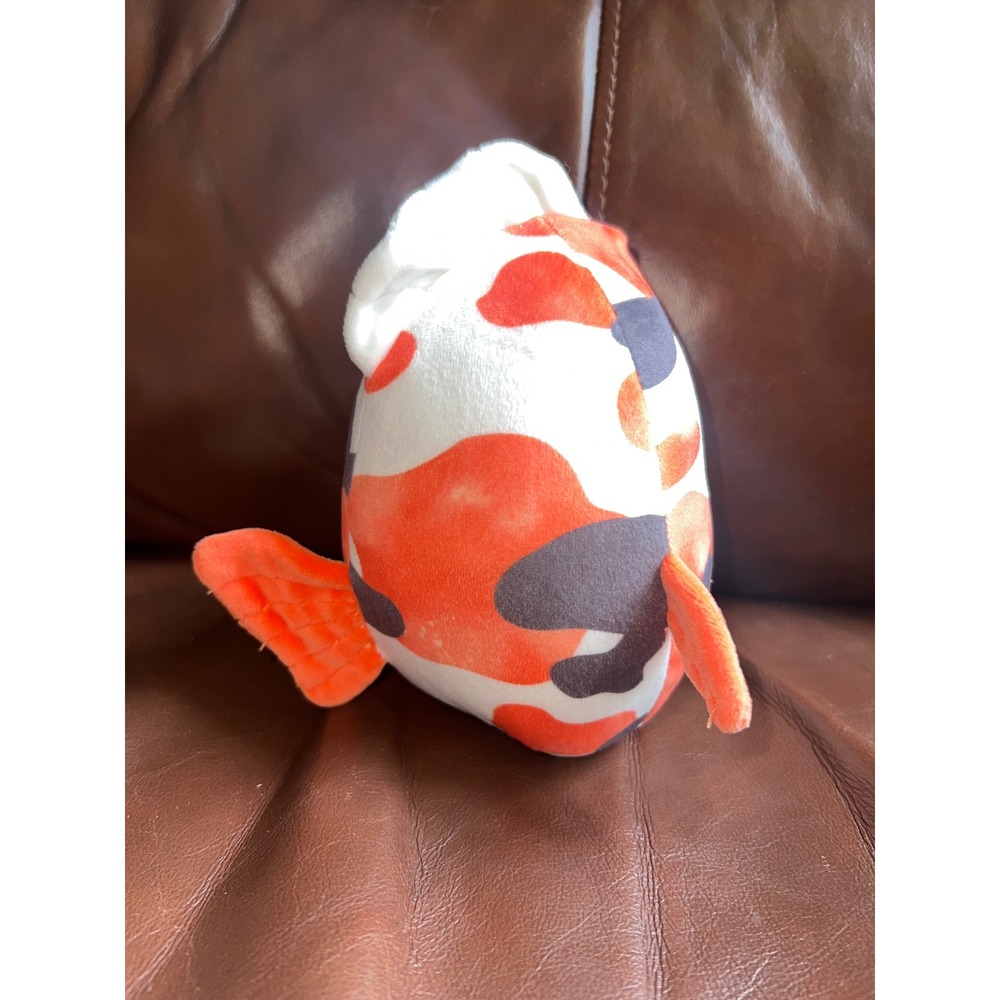 Squishmallow Dandeline the Koi Fish 5 Inch Orange White Black Calico Plush S5 - Picture 3 of 5